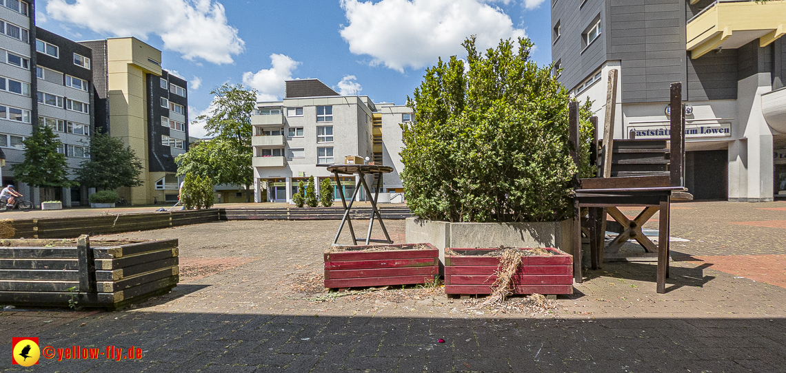 12.06.2023 - kein Grün mehr im Biergarten im Marx-Zentrum